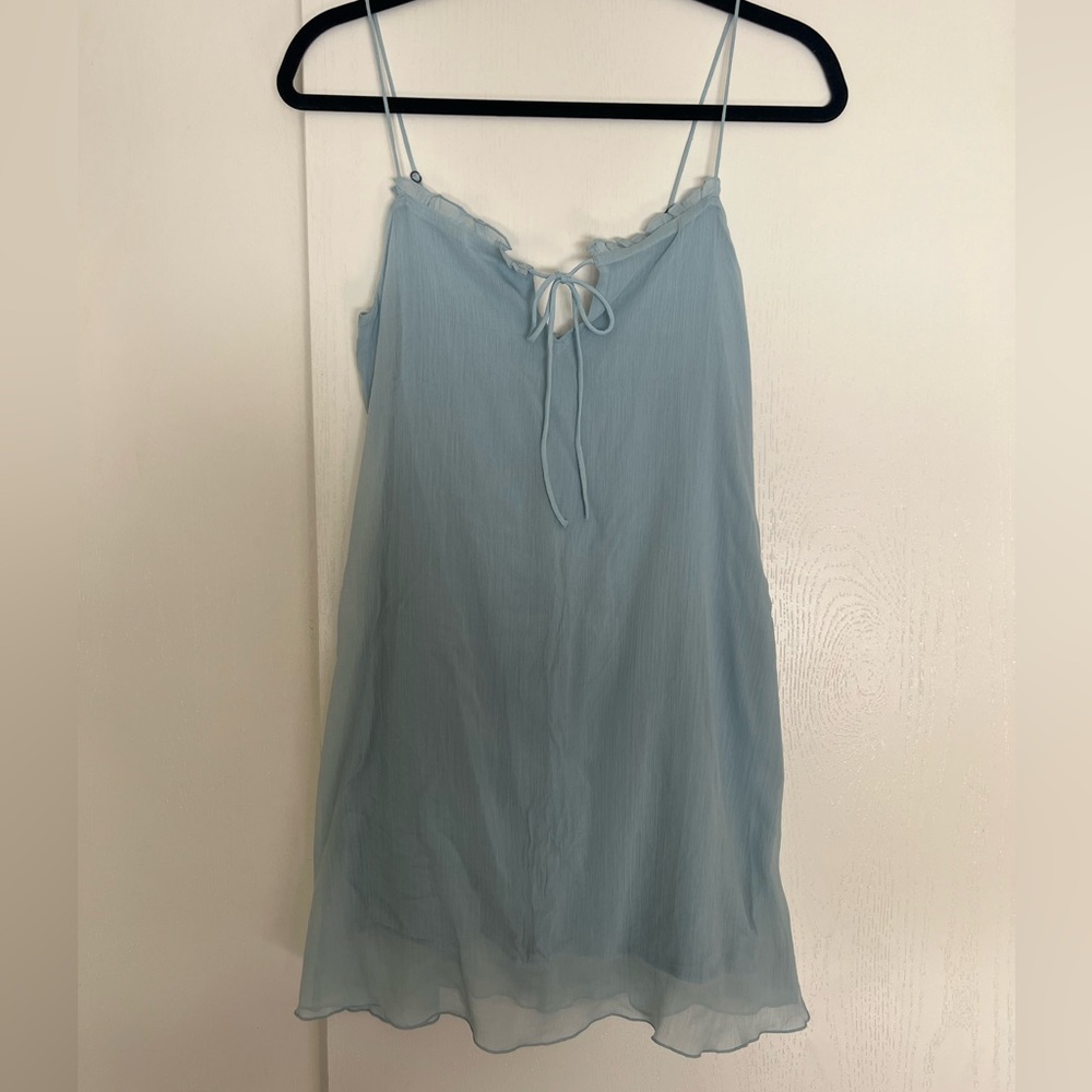 Abercrombie & Fitch Pale Blue Slip Dress